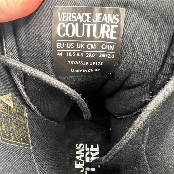 Versace Jeans Couture logo-print leather combat boots main image 14